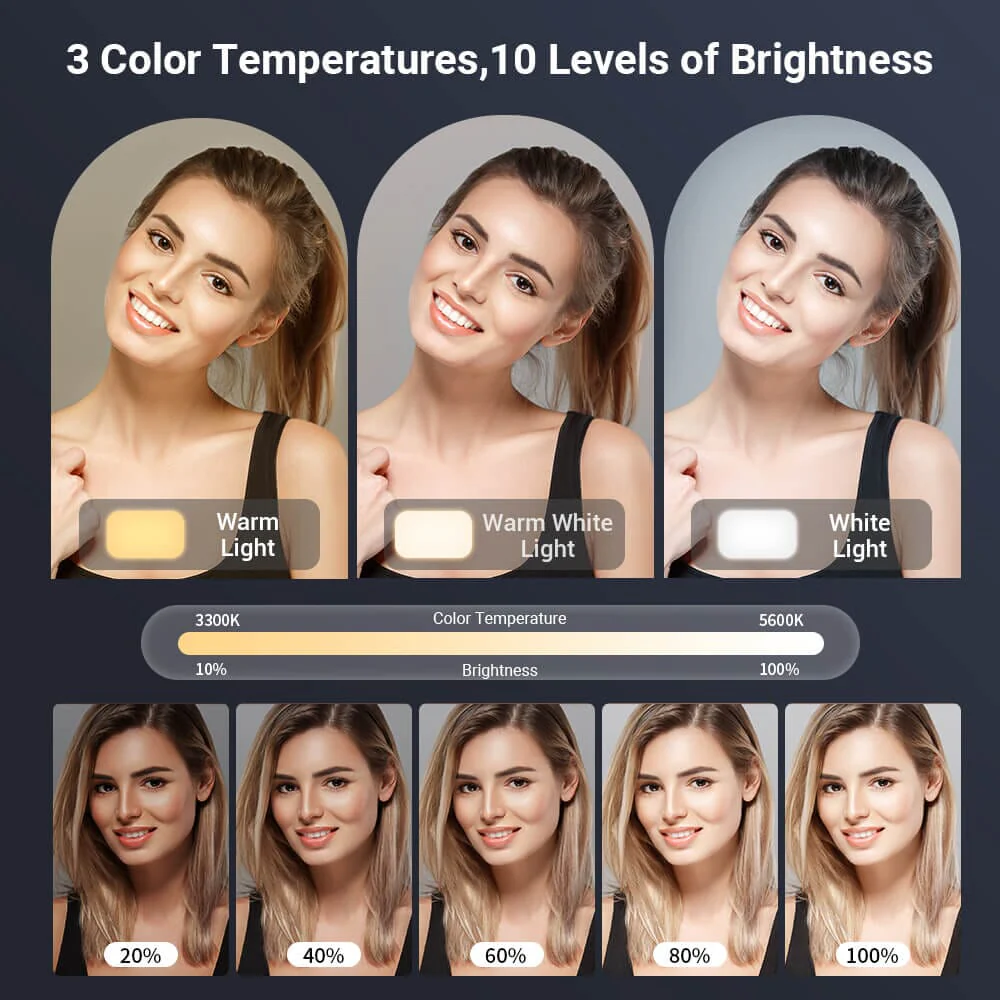 FL19 2Pcs Soft USB LED Video Portable Light Kit with Adjustable Tripod Stand and Color Filters - Image 7